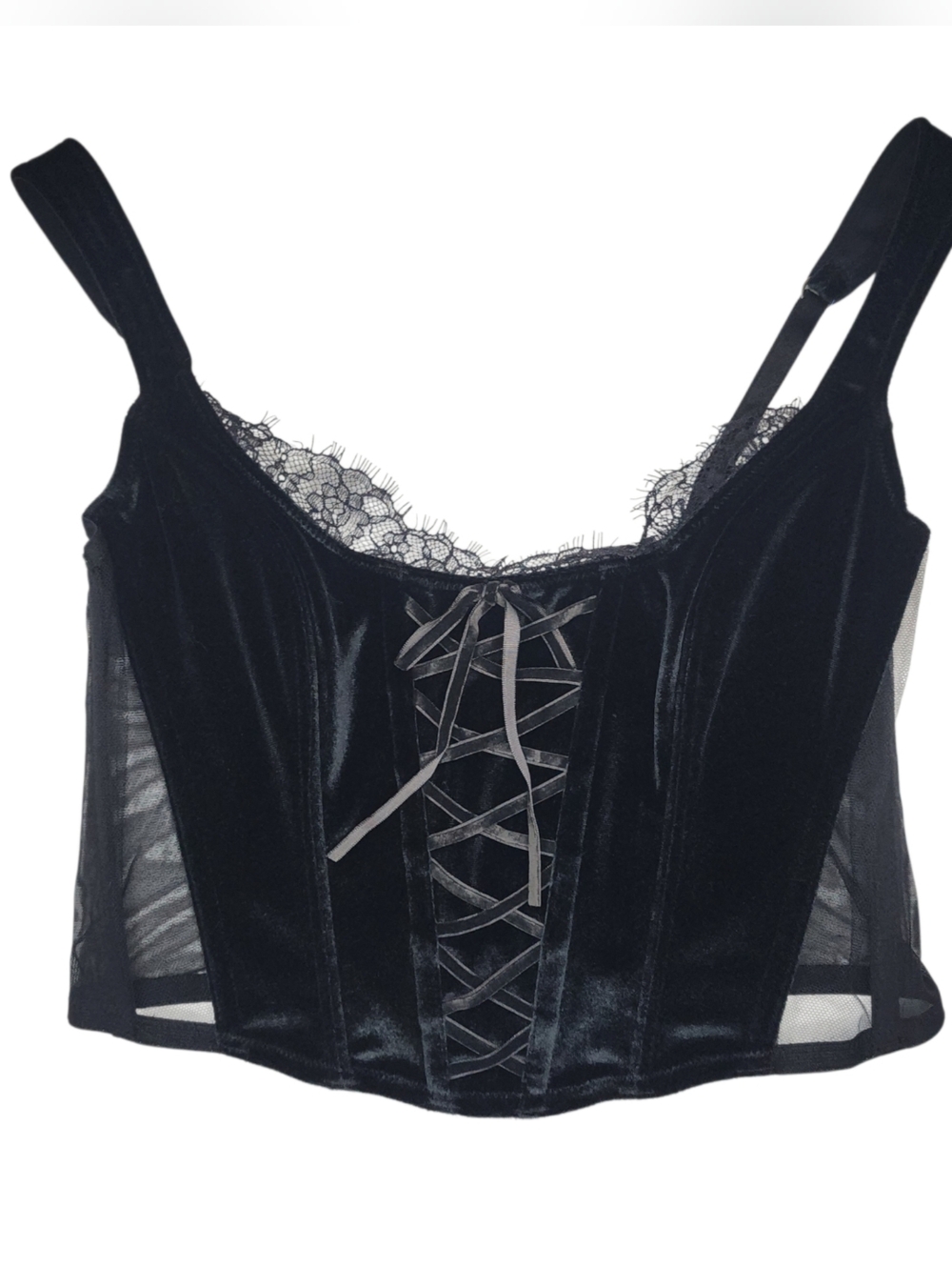 Victoria's Secret Velvet Corset, Womens Small - Picture 3 of 5